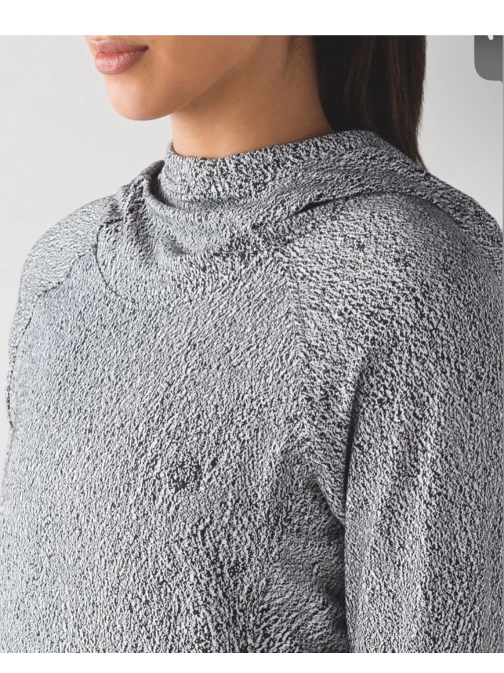 Lululemon Ready to Rule Running Hoodie - Luon Spray Jacquard White